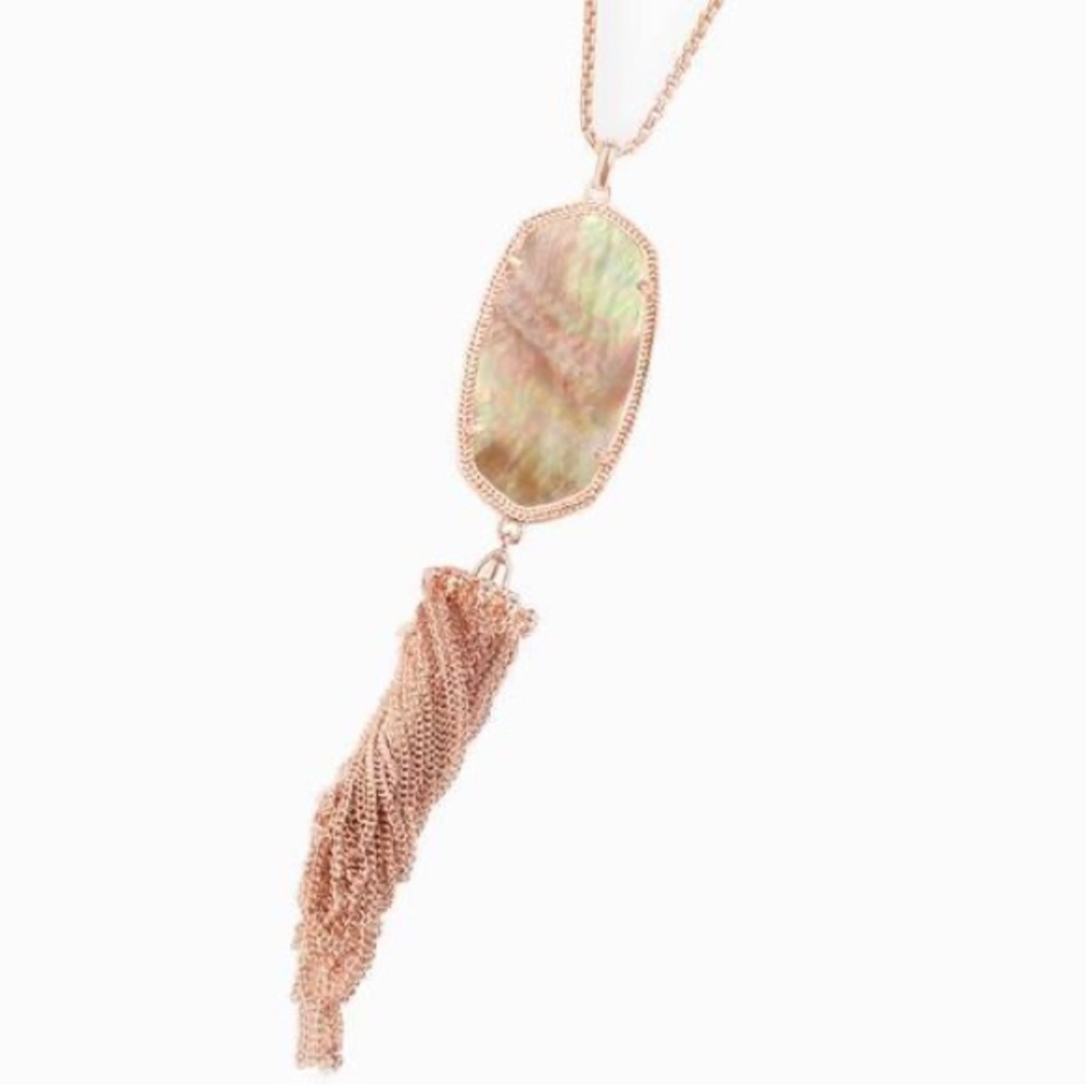 Kendra Scott Rose Gold Rayne Necklace